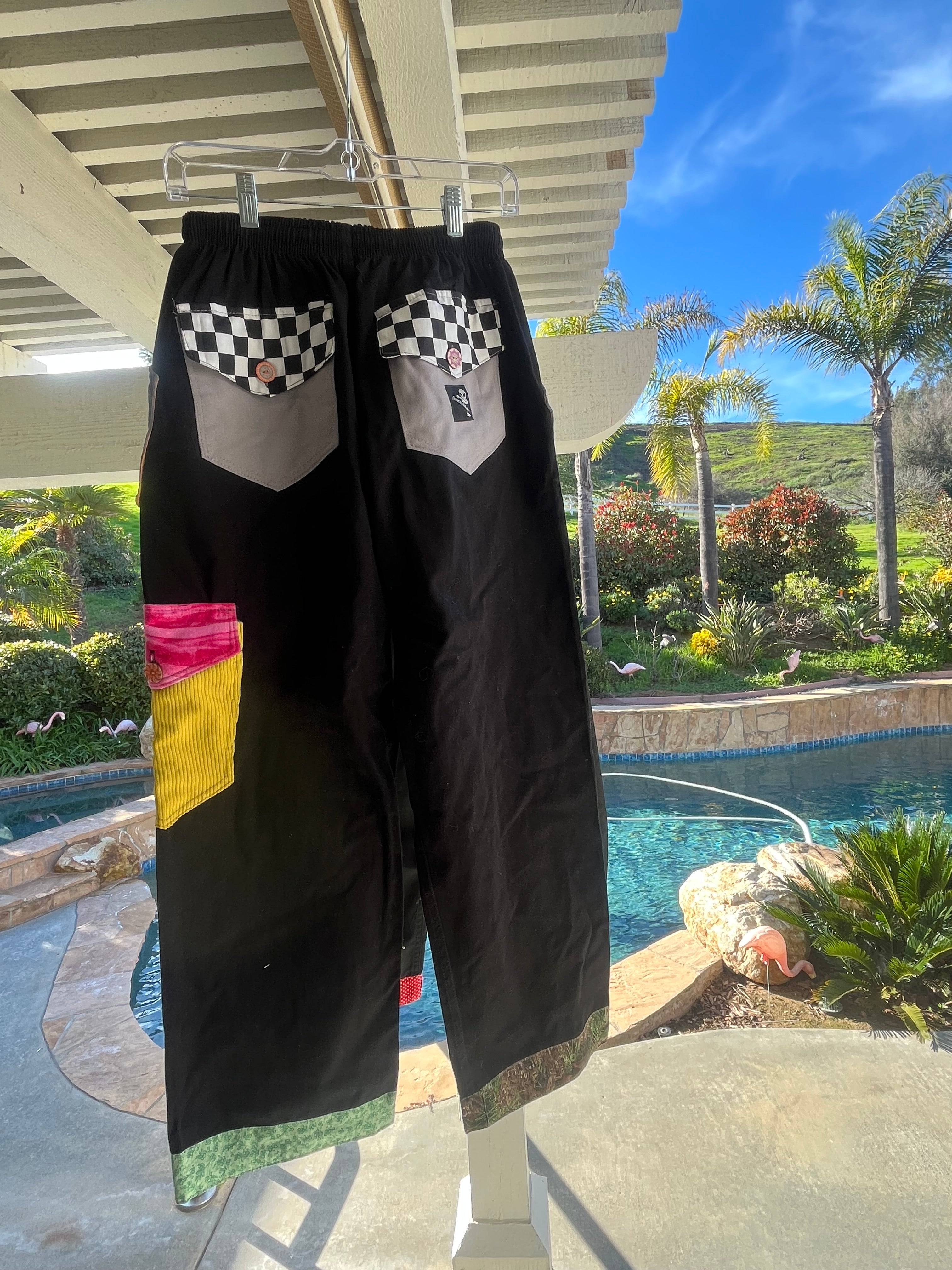 Checkered Riot- Street Ninja Pants