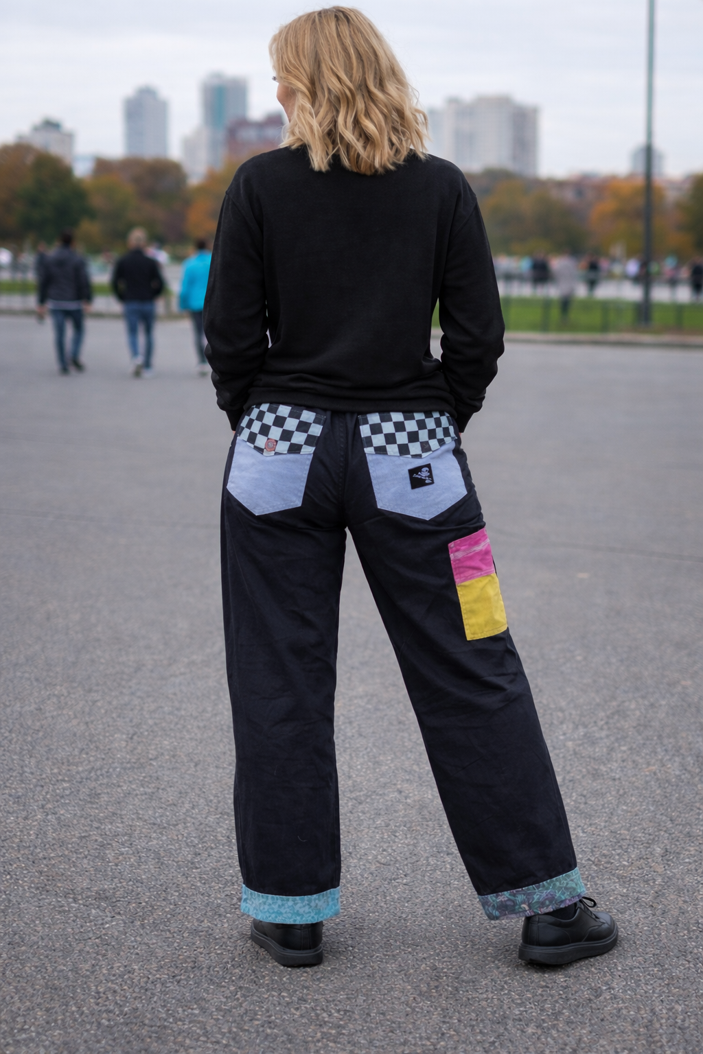 Checkered Riot- Street Ninja Pants